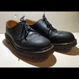 Dr. Martens Black Leather shoes Sz 5 England Made